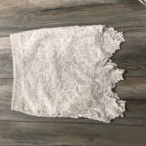 White Lace Skirt